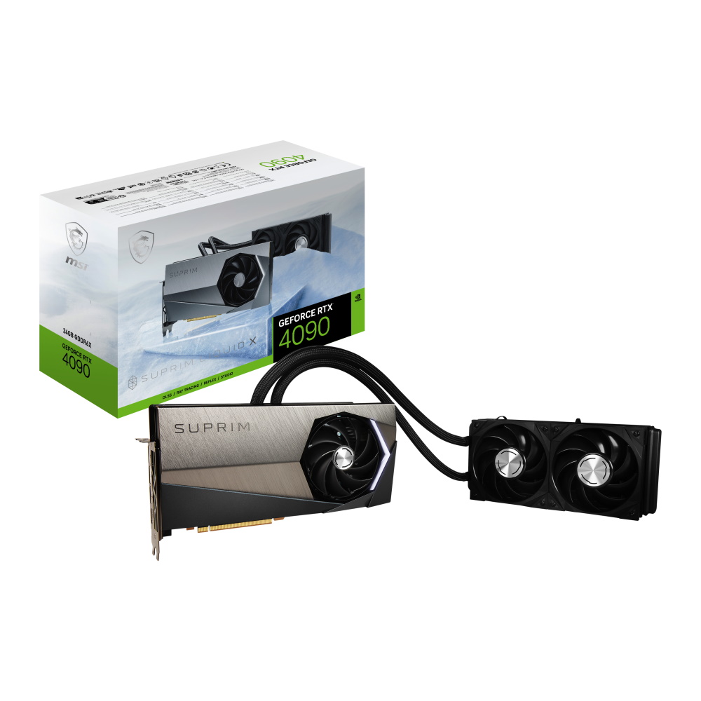 NVIDIA GeForce RTX 4090搭載グラフィックカード「SUPRIM」2製品 